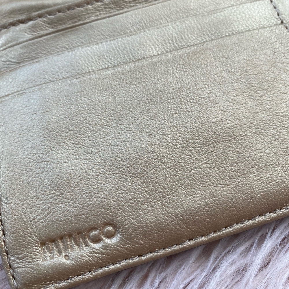 Mimco black rose gold turn lock leather wallet - Picture 5 of 11